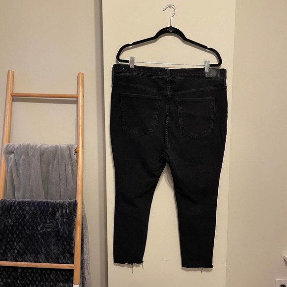 Madewell Petite 10" High-Rise Roadtripper Jeggings Button-Front Edition Size 34P - Picture 7 of 10